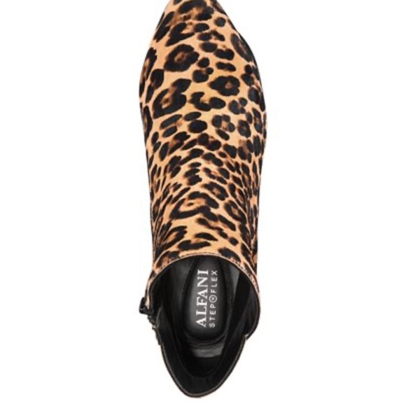 Brand New Alfanti Leopard Kitten Heel Booties - Picture 4 of 7